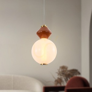 FLORES braun LED 7W Pendelleuchte CANDELLUX 31-50625 small 1