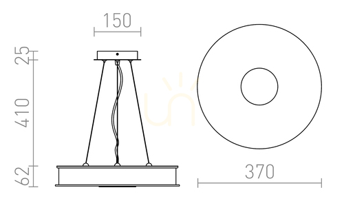 Prüfen Rendl Asteri Led Pendelleuchte Satiniertes Glas/Chrom 230 V 35 W 3000 K