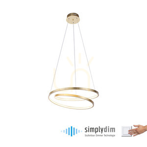 ROMAN Pendelleuchte 2472-12 Gold 1xLED 1 ROMAN Pendelleuchte 2472-12 Gold 1xLED small 1