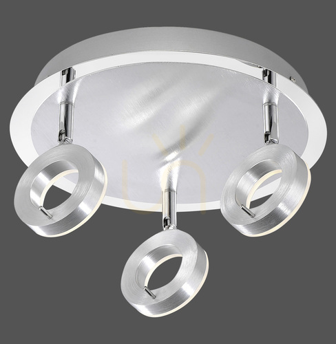 Prüfen SILEDA plafond 6788-96 Silber 3xLED