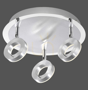 SILEDA plafond 6788-96 Silber 3xLED small 0