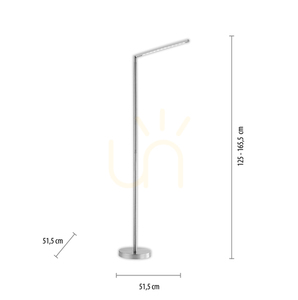 DAWDA Stehleuchte 11012-55 Silber 1xLED small 7