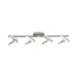 LED-Deckenleuchte RICO 11278-55 stahlfarben mit 8 schwenkbaren Köpfen 16,4 W 3000 K small 11