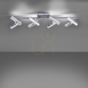 LED-Deckenleuchte RICO 11278-55 stahlfarben mit 8 schwenkbaren Köpfen 16,4 W 3000 K small 4