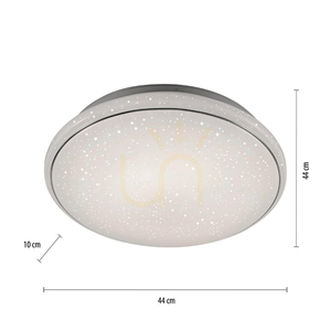 Weiße LED-Deckenleuchte Zuma Line JUPITER 14364-16 44 cm 32 W small 8