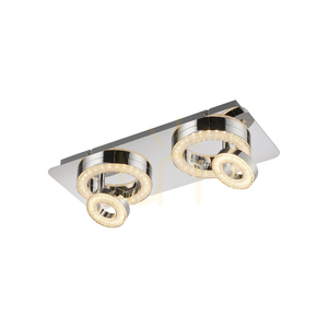 TIM Plafond 14521-17 Chrom 4xLED small 7