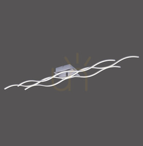 WAVE Plafond 15167-55 Silber 3xLED small 0