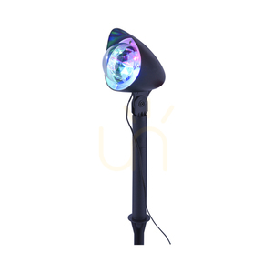 JUST LIGHT DISCO 19035-18 LED-Gartenprojektor mit Erdspieß, schwarz, RGB, 3 W small 9