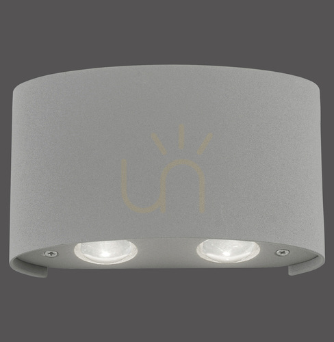 Prüfen CARLO Wandleuchte 9487-21 Silber 4xLED
