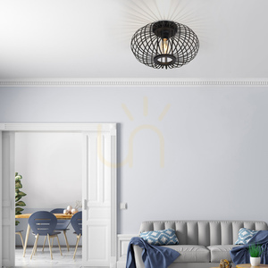 Plafond RACOON 11410-18 Schwarz 5xE27 2 Plafond RACOON 11410-18 Schwarz 5xE27 small 2