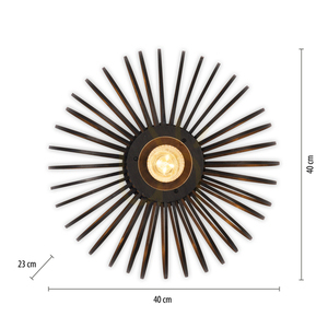 Plafond RACOON 11410-18 Schwarz 5xE27 8 Plafond RACOON 11410-18 Schwarz 5xE27 small 8