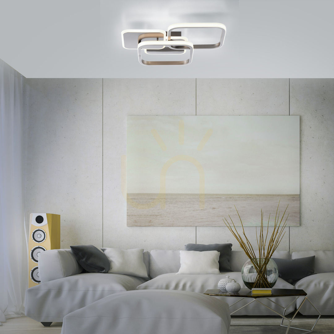 Vorschau SEVENT Plafond 14117-55 Silber 1xLED SEVENT Plafond 14117-55 Silber 1xLED