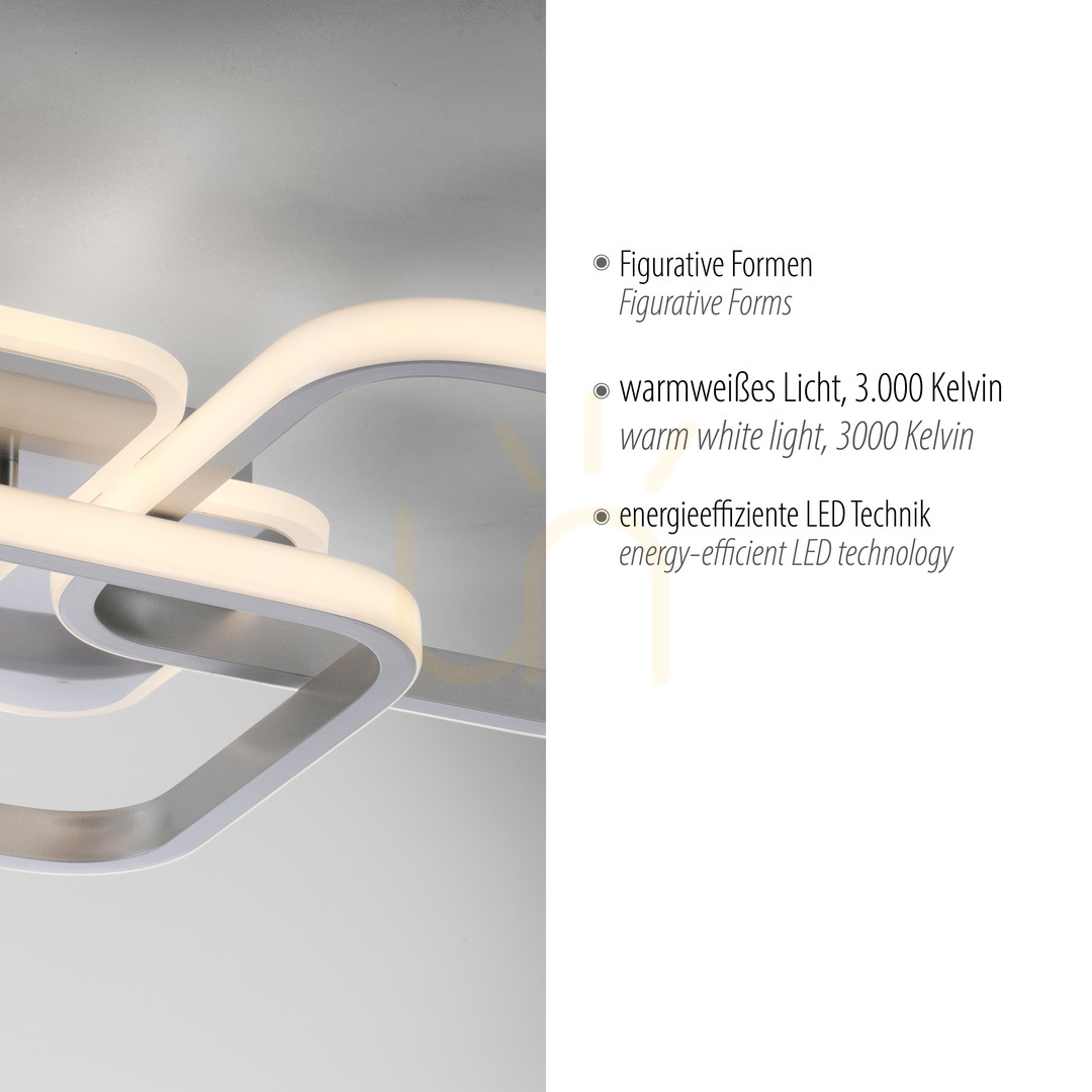 Anzeige SEVENT Plafond 14117-55 Silber 1xLED SEVENT Plafond 14117-55 Silber 1xLED