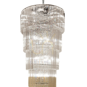 LUXE Pendelleuchte 18006-69-CHR Chrom 69xE14 small 1
