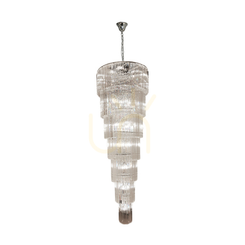 Prüfen LUXE Pendelleuchte 18006-69-CHR Chrom 69xE14