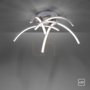VALERIE Plafond 15340-55 Silber 5xLED small 12