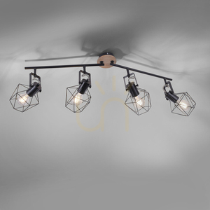 Plafond JARO 15674-78 Schwarz 4xE27 4 Plafond JARO 15674-78 Schwarz 4xE27 small 4