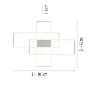 Plafond Q-INIGO 8195-55 Silber 3xLED 7 Plafond Q-INIGO 8195-55 Silber 3xLED small 7