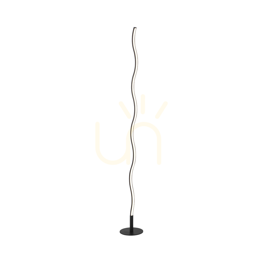 Aussicht WAVE Stehleuchte 15168-18 Schwarz 1xLED WAVE Stehleuchte 15168-18 Schwarz 1xLED