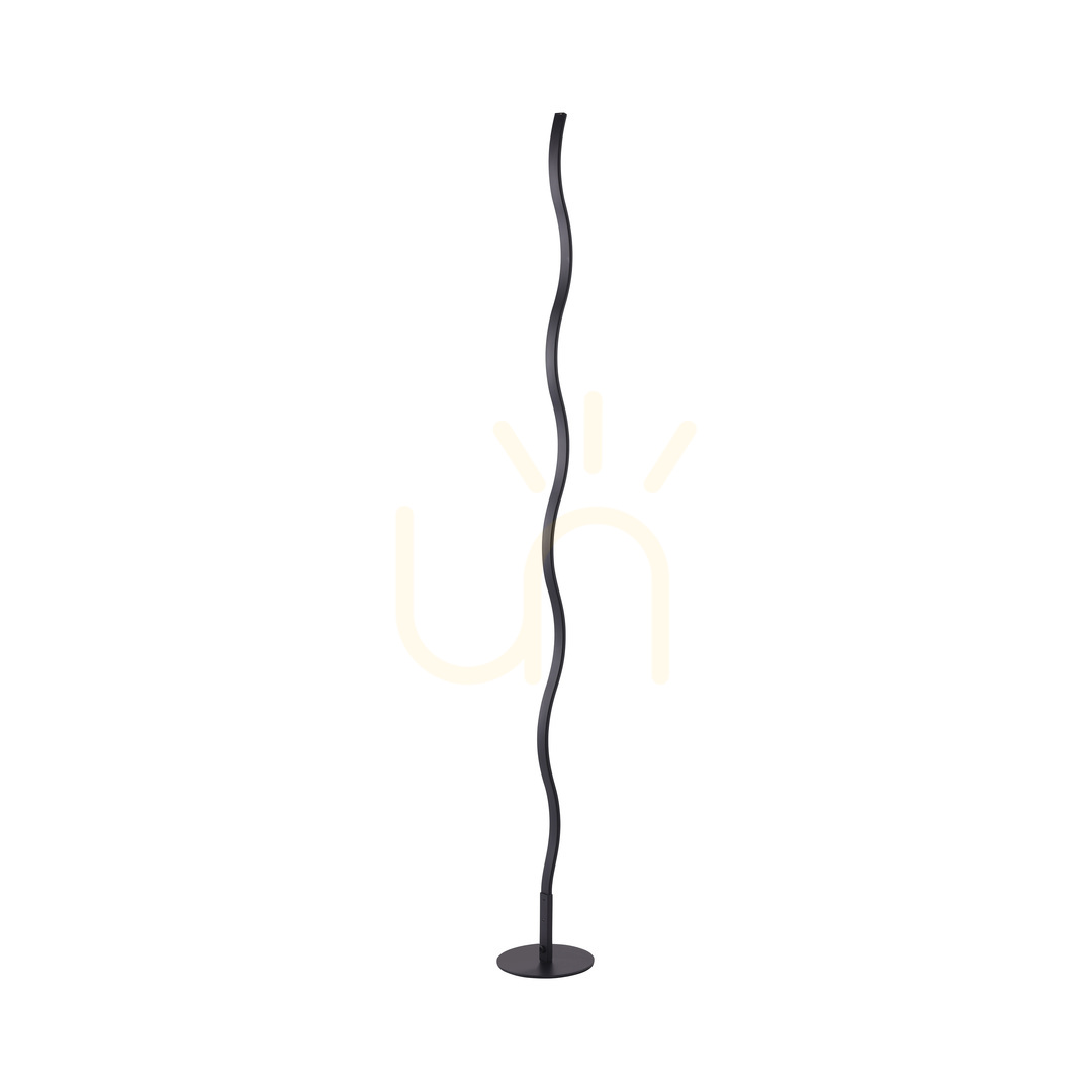 Aussicht WAVE Stehleuchte 15168-18 Schwarz 1xLED WAVE Stehleuchte 15168-18 Schwarz 1xLED
