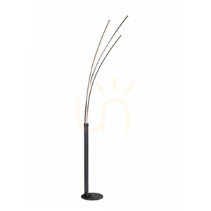 MAJA Stehleuchte 15383-18 Schwarz 3xLED small 1