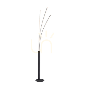 MAJA Stehleuchte 15383-18 Schwarz 3xLED small 6