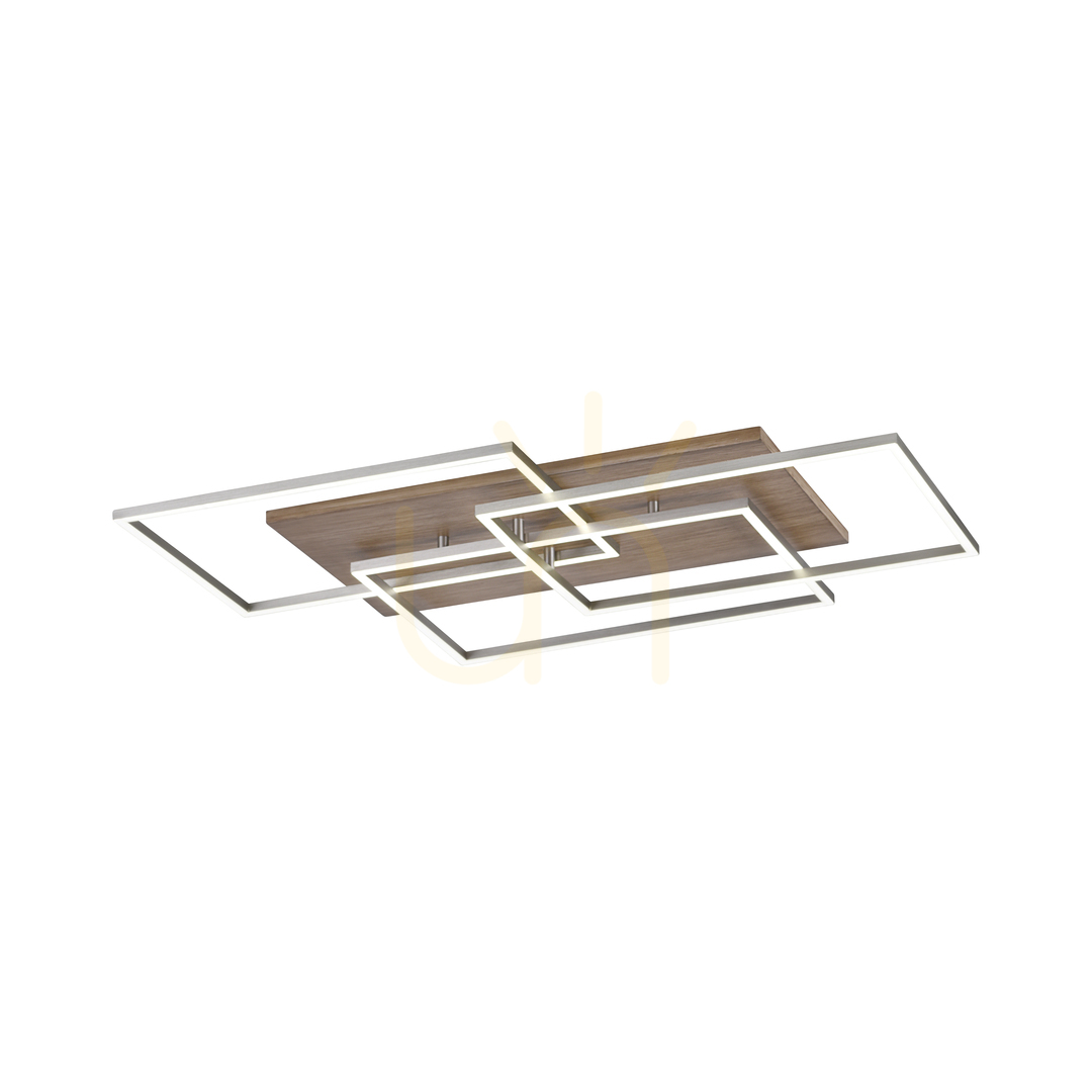 Aussicht Plafond PALMA 8330-79 Holz 3xLED Plafond PALMA 8330-79 Holz 3xLED