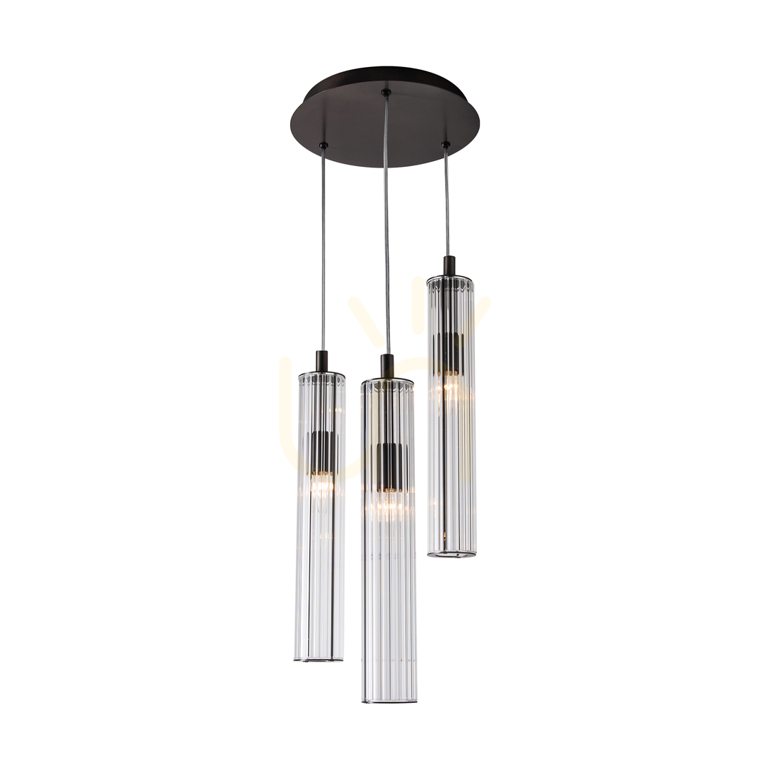 ARIA Pendelleuchte 1227 Grau 3xE14