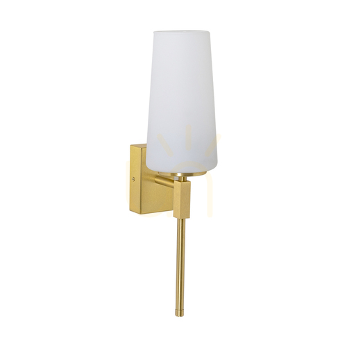 Prüfen Wandleuchte VINCENZA 1245 Messing 1xLED