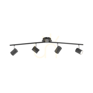 Deckenleuchte Zuma Line Tarik 11944-13 anthrazit 4×GU10 small 12