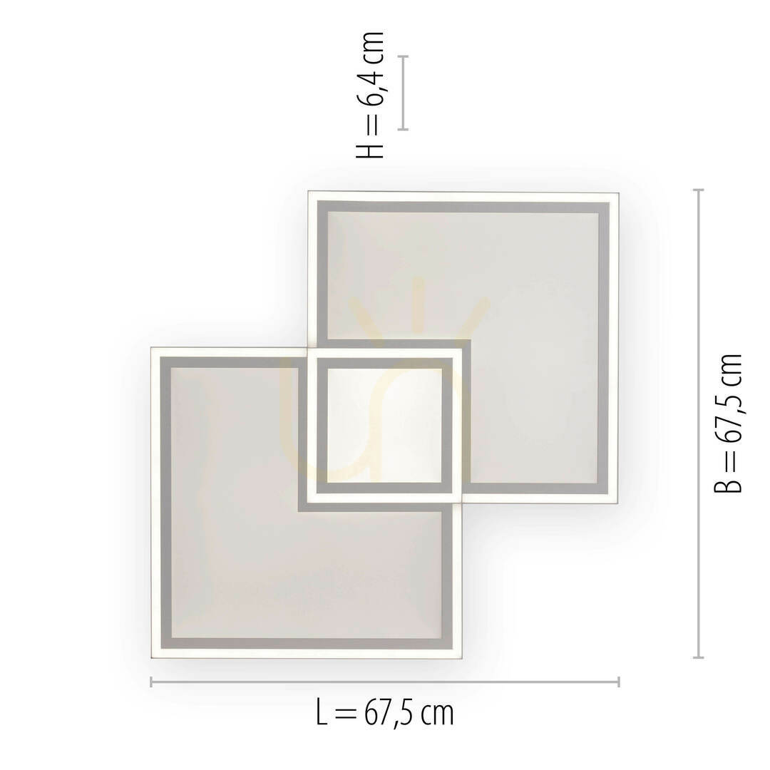 Vorschau Plafond EDGING 14855-16 Weiß 1xLED Plafond EDGING 14855-16 Weiß 1xLED