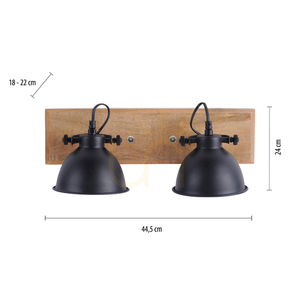 Plafond SAMIA 11982-18 Schwarz 2xE14 6 Plafond SAMIA 11982-18 Schwarz 2xE14 small 6