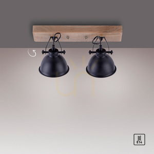 Plafond SAMIA 11982-18 Schwarz 2xE14 7 Plafond SAMIA 11982-18 Schwarz 2xE14 small 7