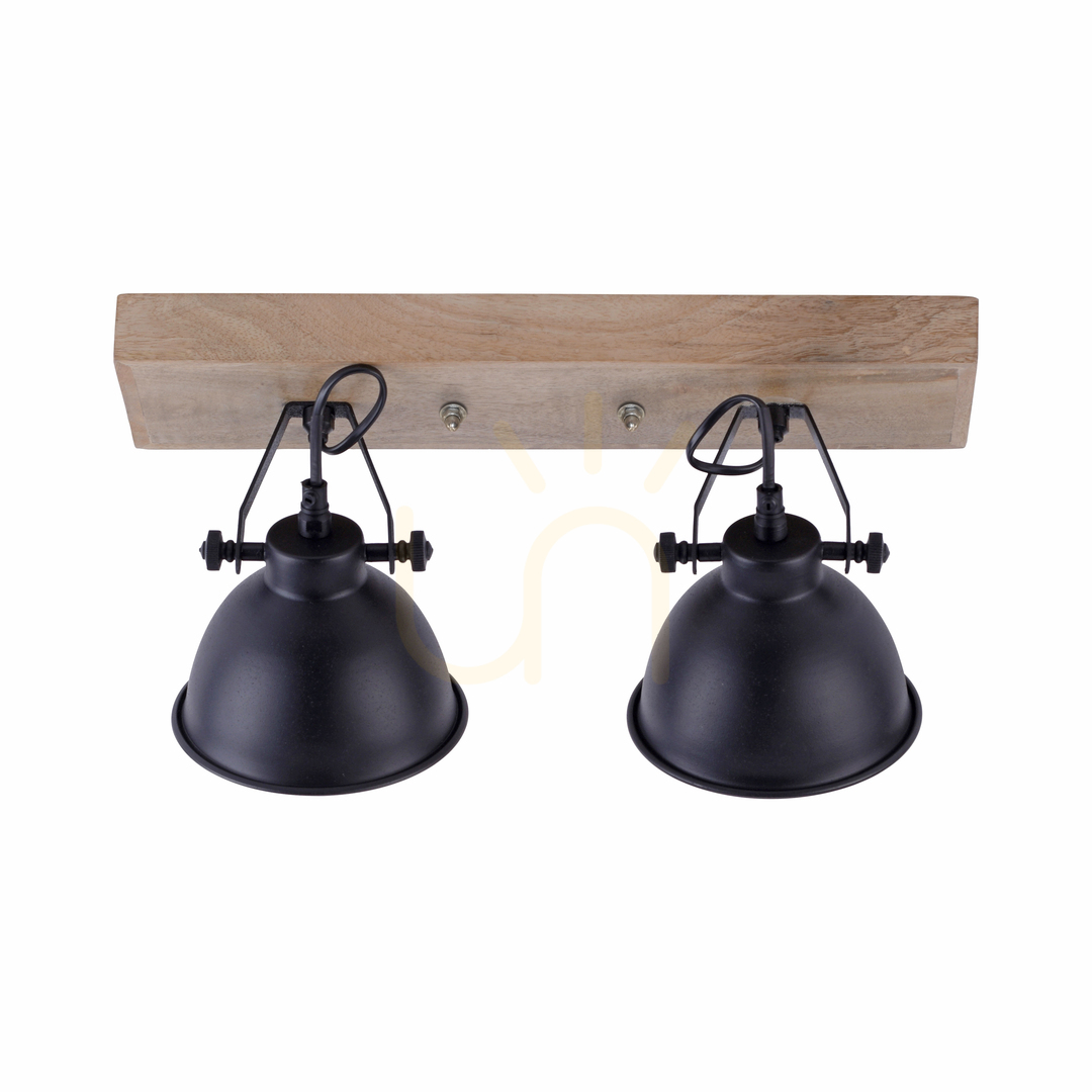 Zeige Plafond SAMIA 11982-18 Schwarz 2xE14 Plafond SAMIA 11982-18 Schwarz 2xE14