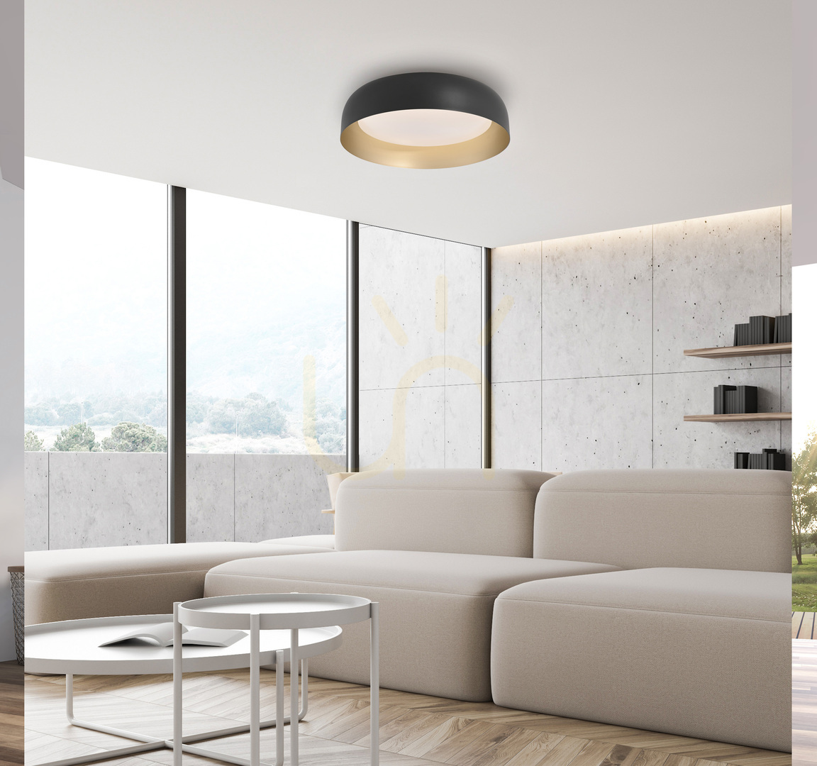 Vorschau Plafond OSKO 14215-18 Schwarz 1xLED Plafond OSKO 14215-18 Schwarz 1xLED