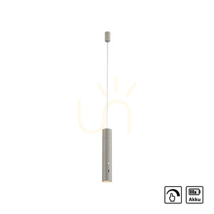 ATTACH Pendelleuchte 18281-40 Grau 1xLED small 1