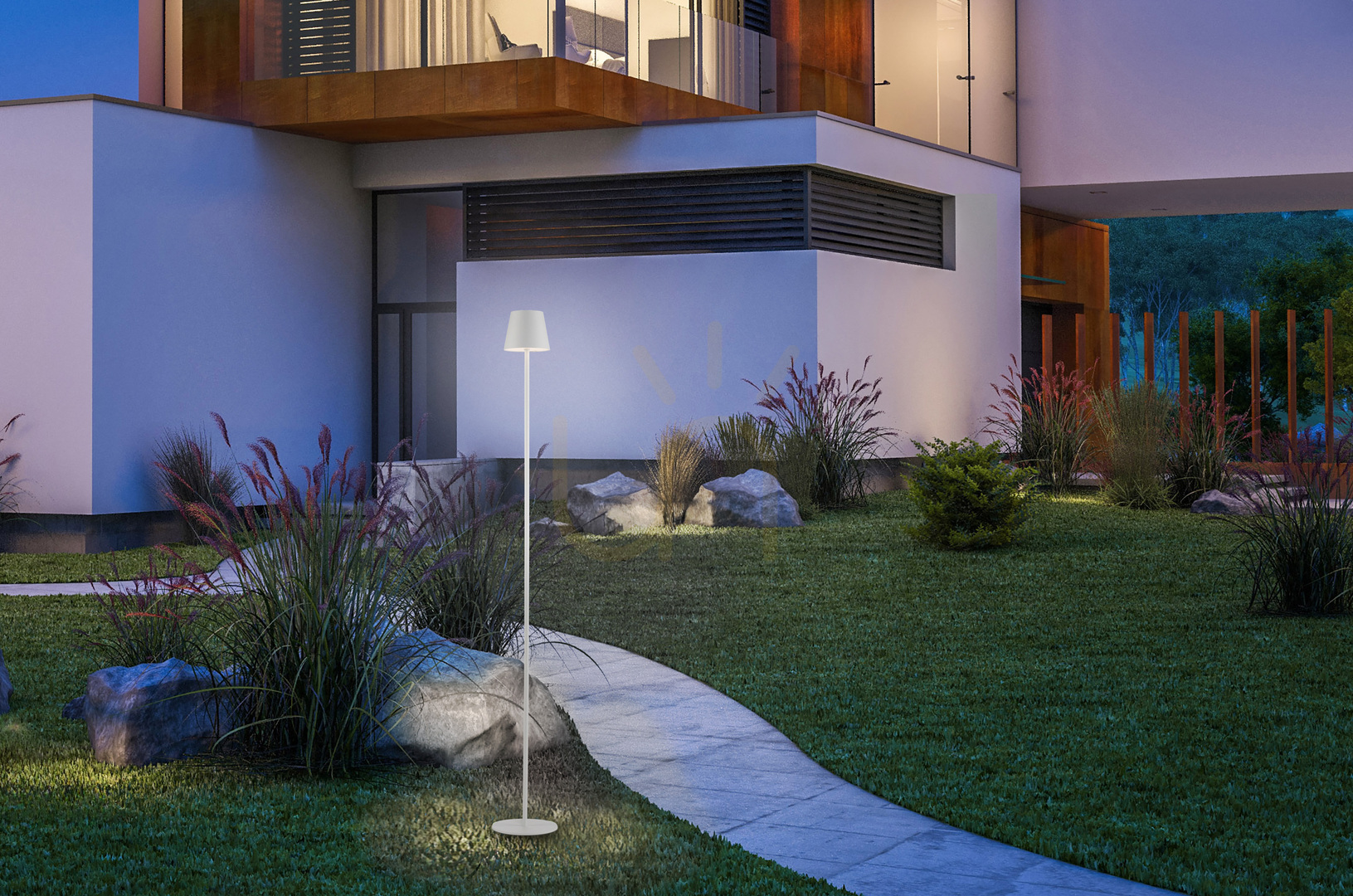 Zeige EURIA Gartenleuchte 19252-16 Weiß 1xLED EURIA Gartenleuchte 19252-16 Weiß 1xLED