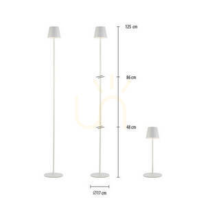 EURIA Gartenleuchte 19252-16 Weiß 1xLED 7 EURIA Gartenleuchte 19252-16 Weiß 1xLED small 7