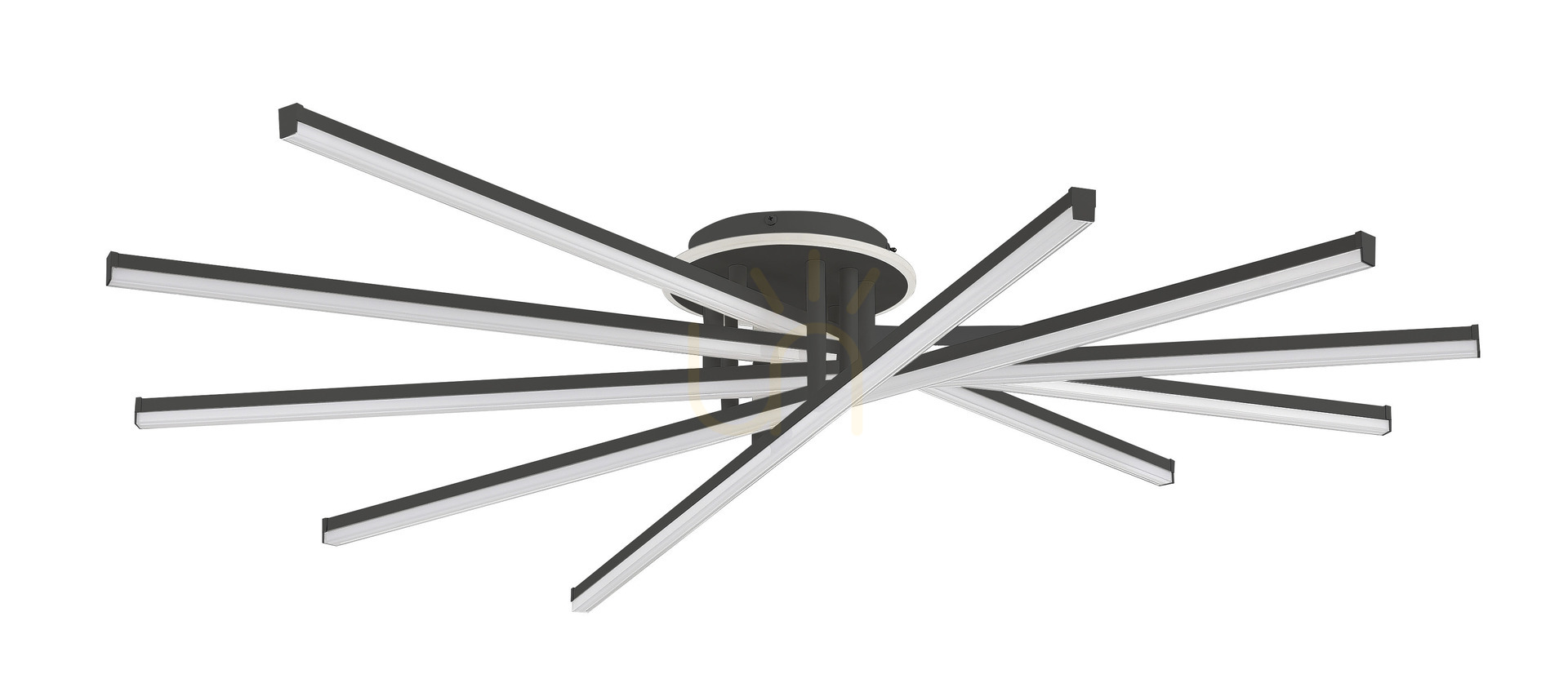 Plafond LUNARA MS203650 Negru 1xLED