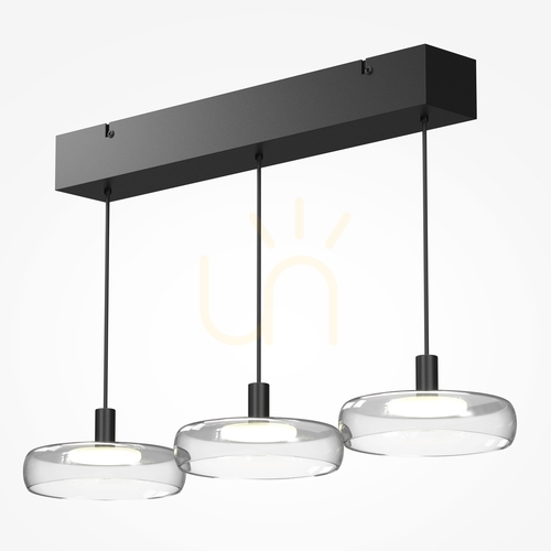Prüfen Maytoni Float LED-Pendelleuchte MOD498PL-L25BK schwarz, 25 W, 3000 K