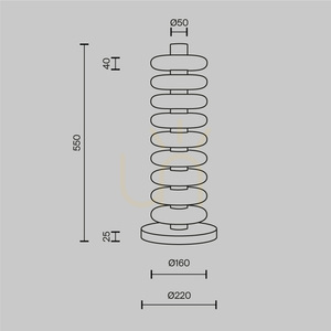 NUVEM MOD497FL-L19BRK Stehleuchte Maytoni small 5