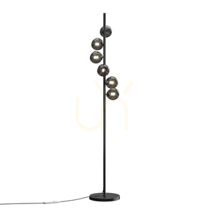 Maytoni Dallas Stehleuchte MOD545FL-06B, schwarz, 6×G9, 150 cm small 1