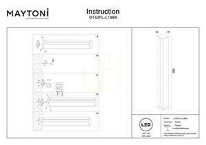 FLOEVA O142FL-L18BK IP65 Lichtmast Maytoni 7 FLOEVA O142FL-L18BK IP65 Lichtmast Maytoni small 7