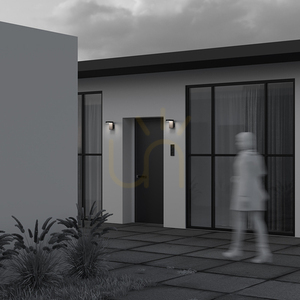 Maytoni Nordis O140WL-L2BK Solar-Wandleuchte LED schwarz 2 W 3000 K IP65 small 9