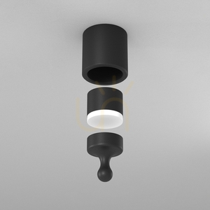 Maytoni Holity CA050-CCS-B schwarze Decken-Montagebasis zur Aufputzmontage small 3