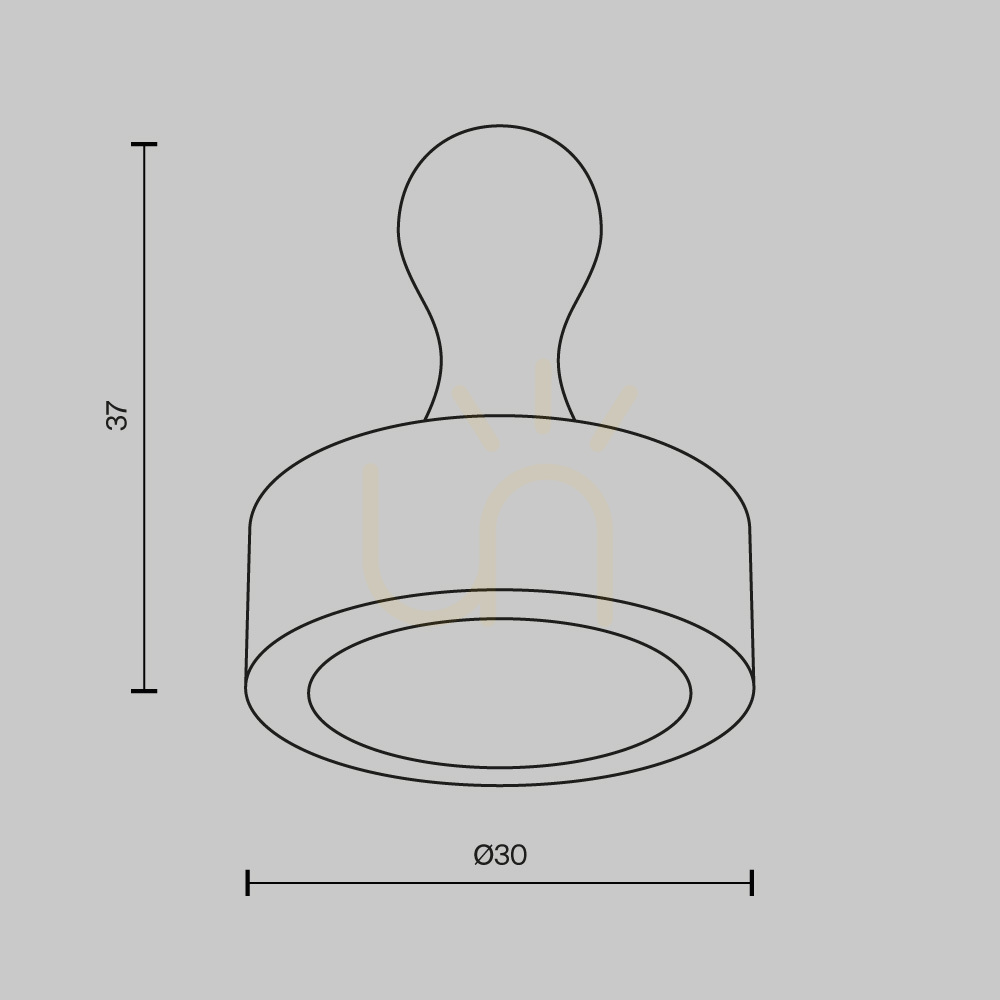 Prüfen Magnethalter Maytoni Holity CA050-GMH-B schwarz Magnethalter Maytoni Holity CA050-GMH-B schwarz