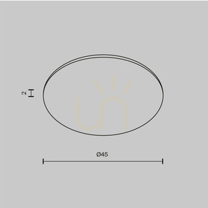 Maytoni Dip Schutzglas Glass001-D45 für Dip-Leuchten 15 W, Ø45 mm 4 Maytoni Dip Schutzglas Glass001-D45 für Dip-Leuchten 15 W, Ø45 mm small 4