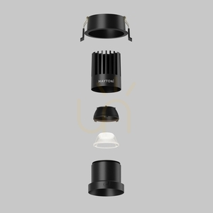Linse Maytoni Dip 36° 45 mm für Einbauleuchten 15 W Lens003D45-15W small 2