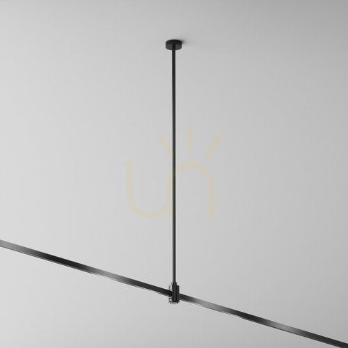 Prüfen Maytoni Flarity Deckenhalterung lang mit Stromeinspeisung TRA159C-B1-B schwarz 700 mm