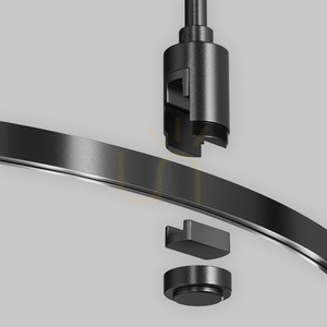Maytoni Flarity TRX154-R-D800-B runde Magnetschiene, Ø80 cm, 24 V, Schwarz small 3